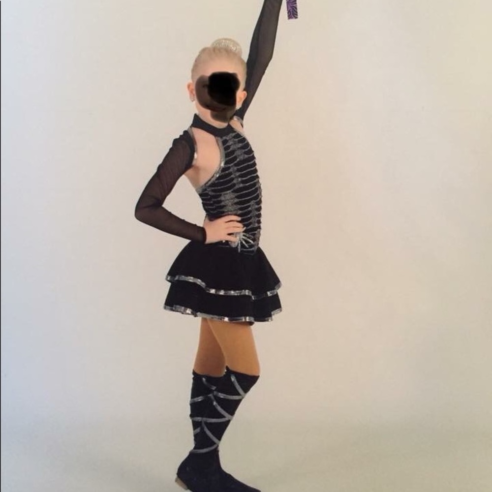 Girls tap dance costume Itsy Bitsy Spider